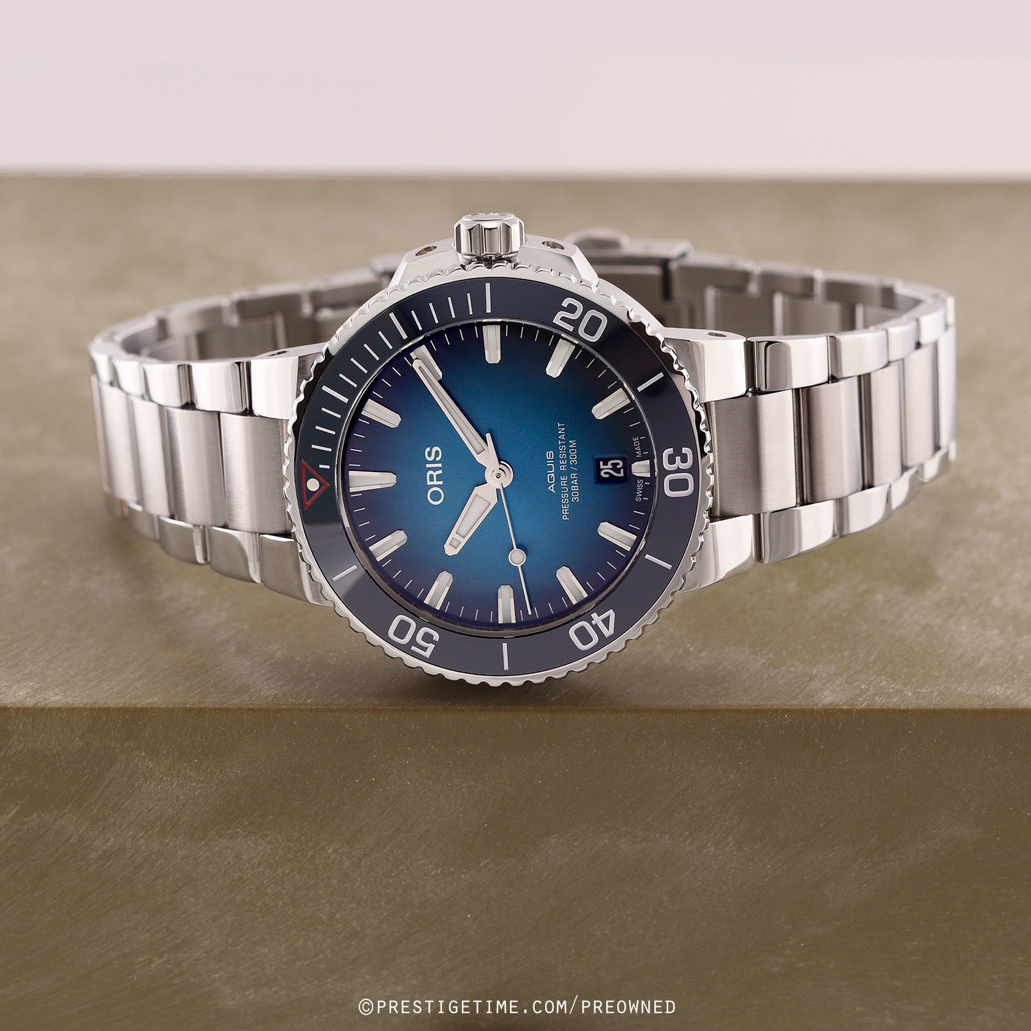 Pre owned Oris Aquis Clean Oceans 39.5mm Limited Edition 01 733